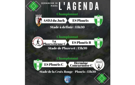 AGENDA DU 10 MARS 2024