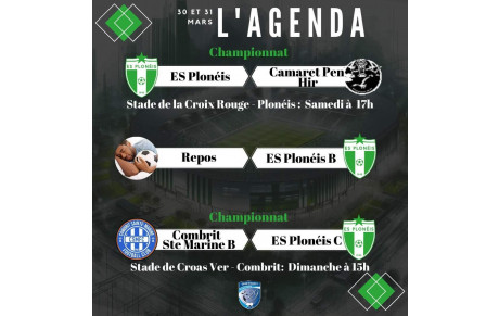 AGENDA DES 30 ET 31 MARS 2024